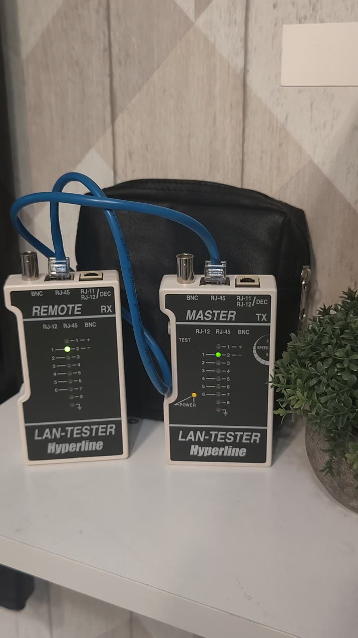 Кабельный тестер Hyperline - видео 2