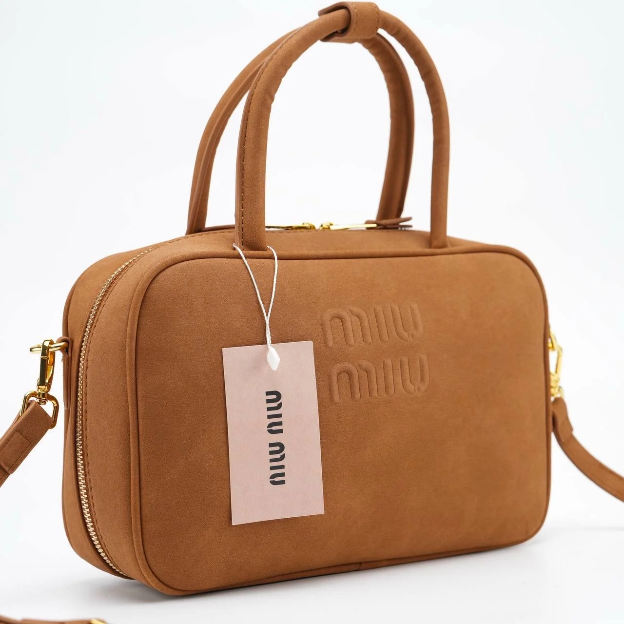 Сумка m1u miu на плечо ЗАМШ - изображение 1