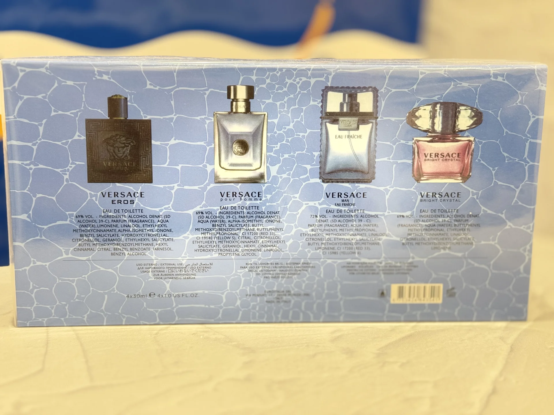 Набор VERSACE MEN 4 по 30 мл - миниатюра 2