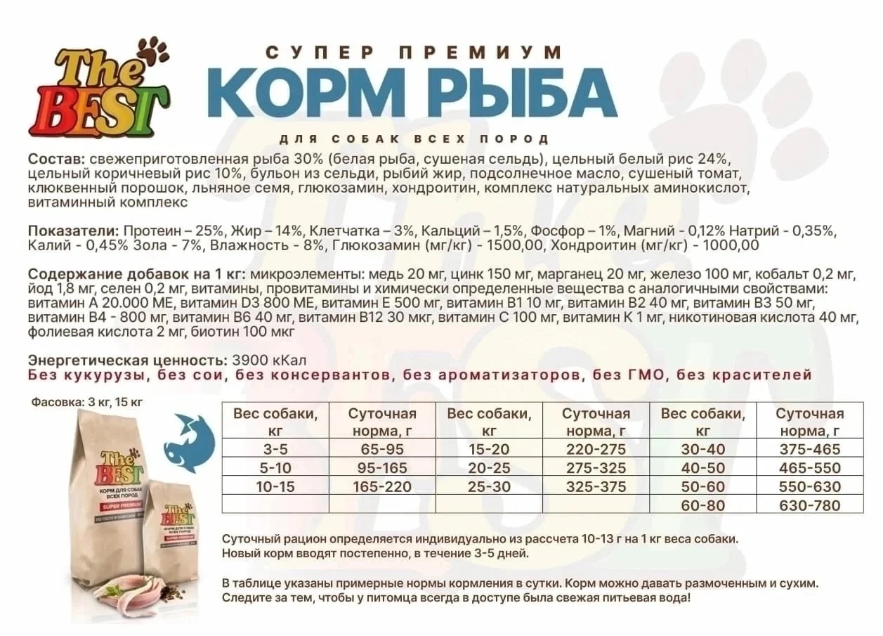 Корм для собак The Best - миниатюра 5