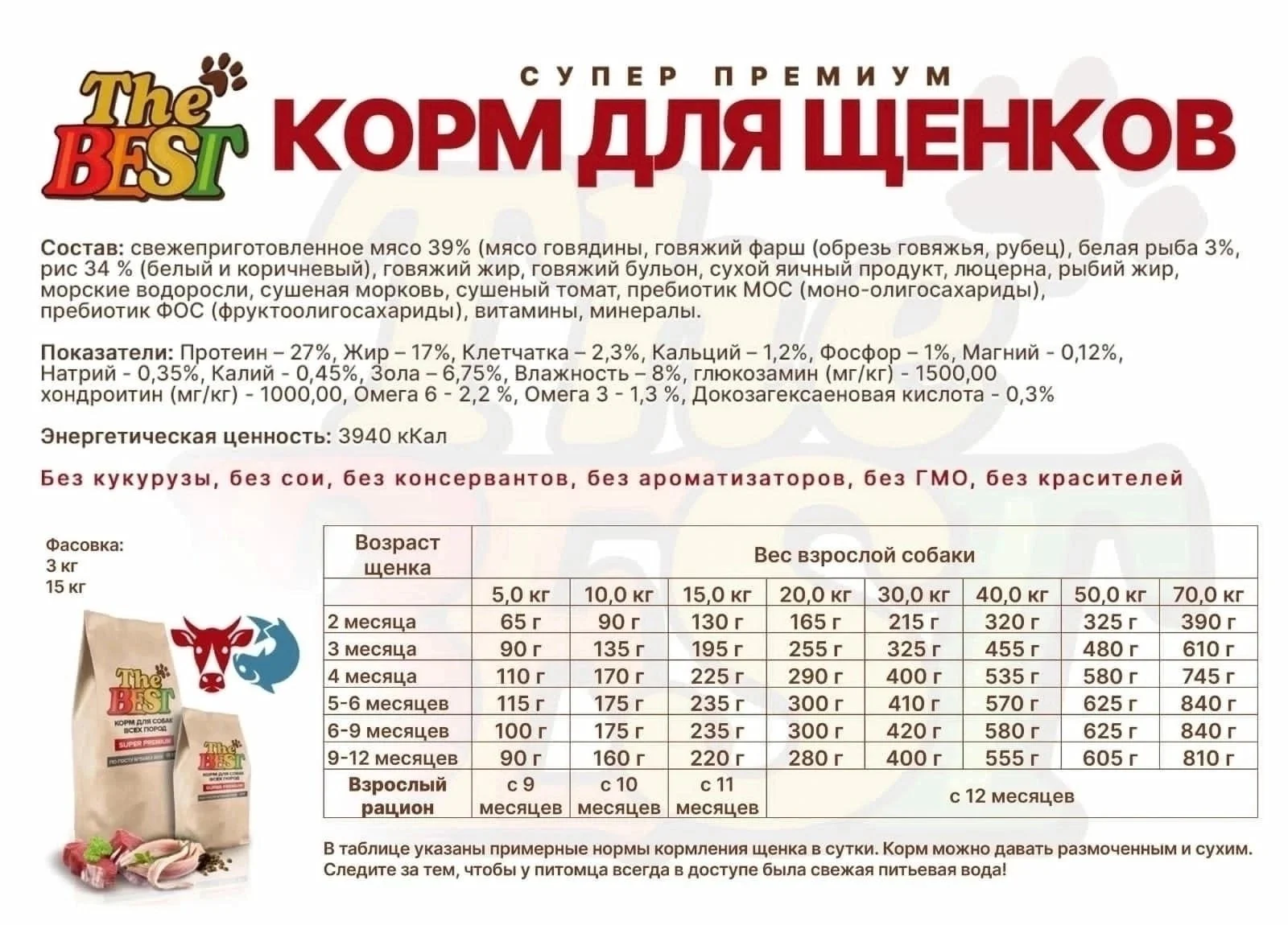 Корм для собак The Best - миниатюра 6
