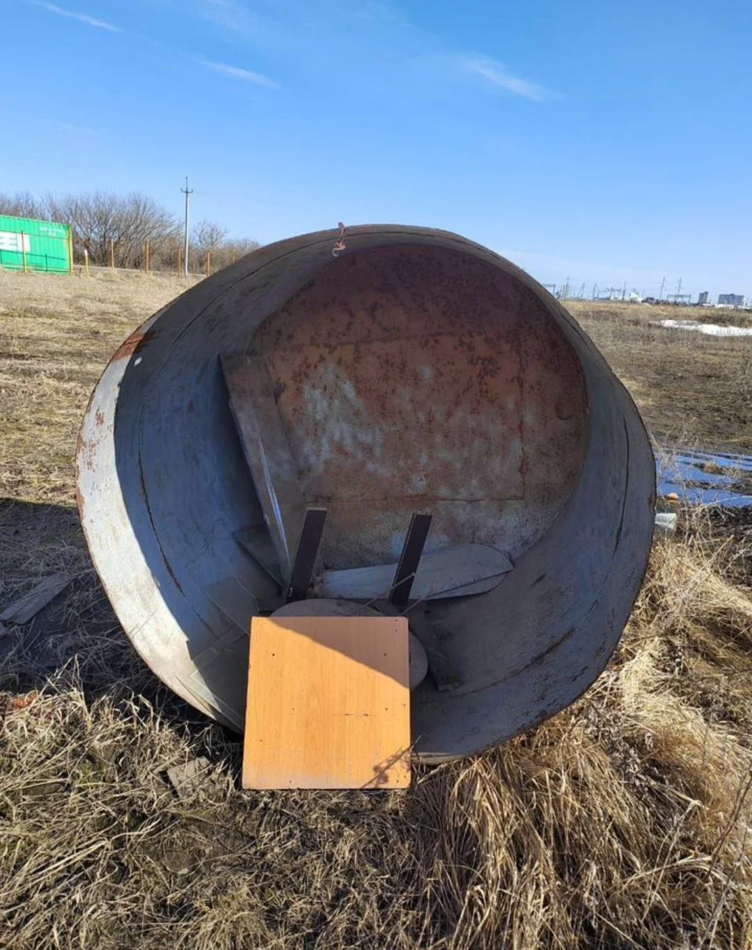 Продам ёмкость металлическую, бочку, бак - миниатюра 3