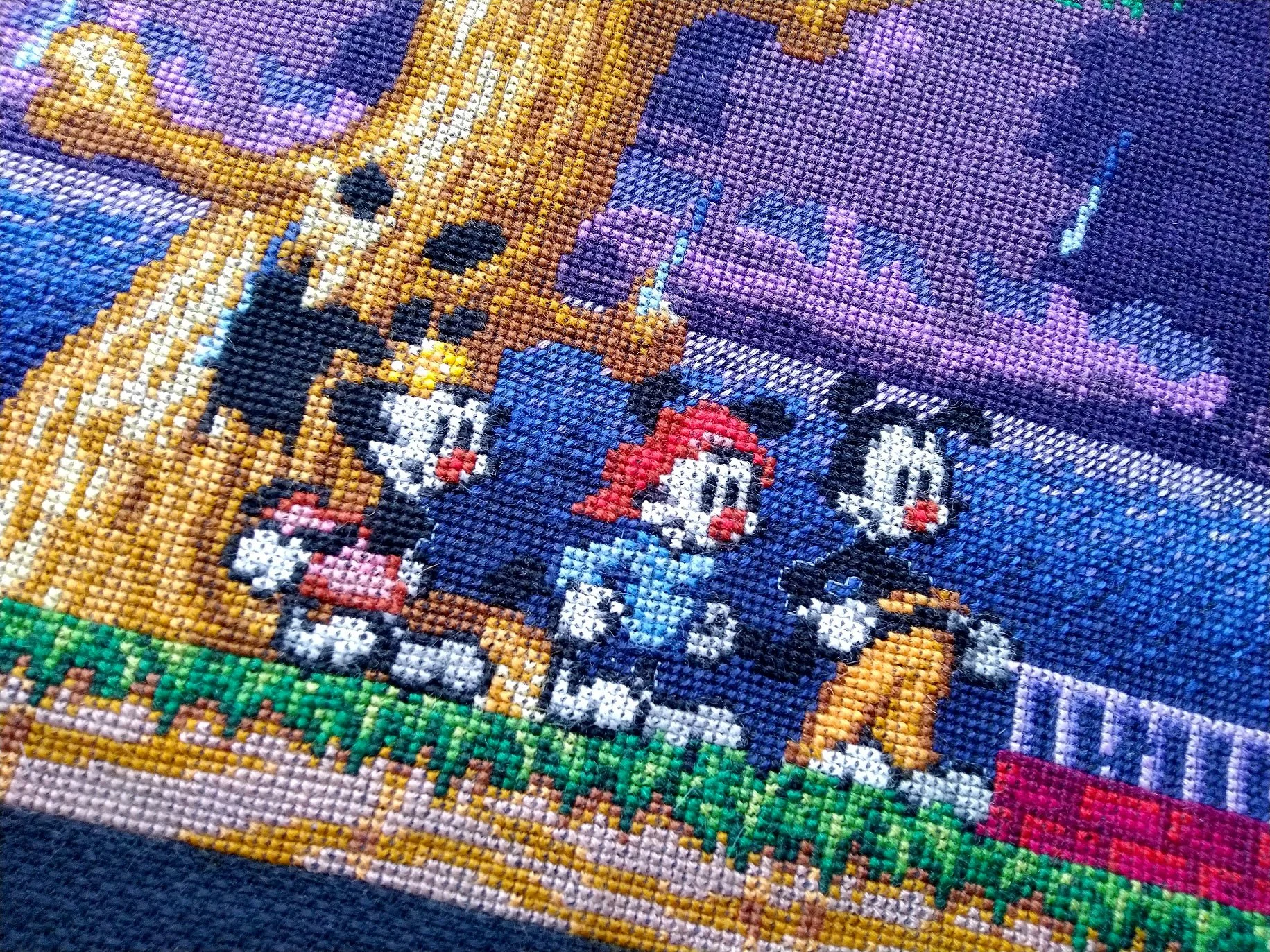 Вышитая картина. Animaniacs (шерсть) - миниатюра 2