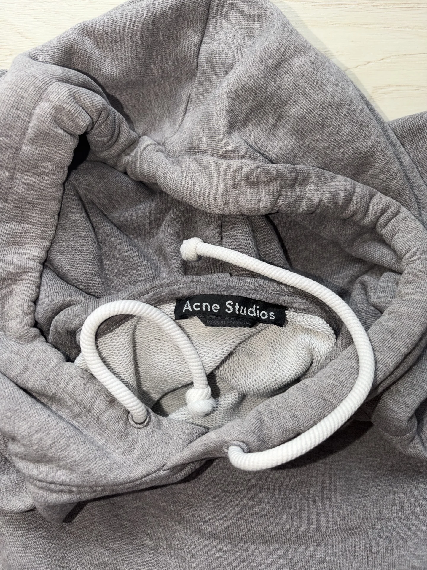 Acne Studios Face Patch Logo Hoodie Sweatshirt - миниатюра 4