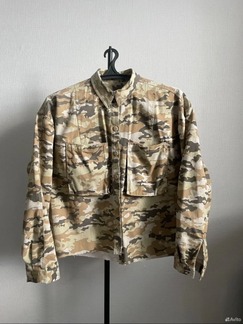 Камуфляжная рубашка crop - изображение 1