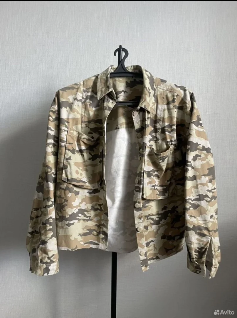 Камуфляжная рубашка crop - миниатюра 3