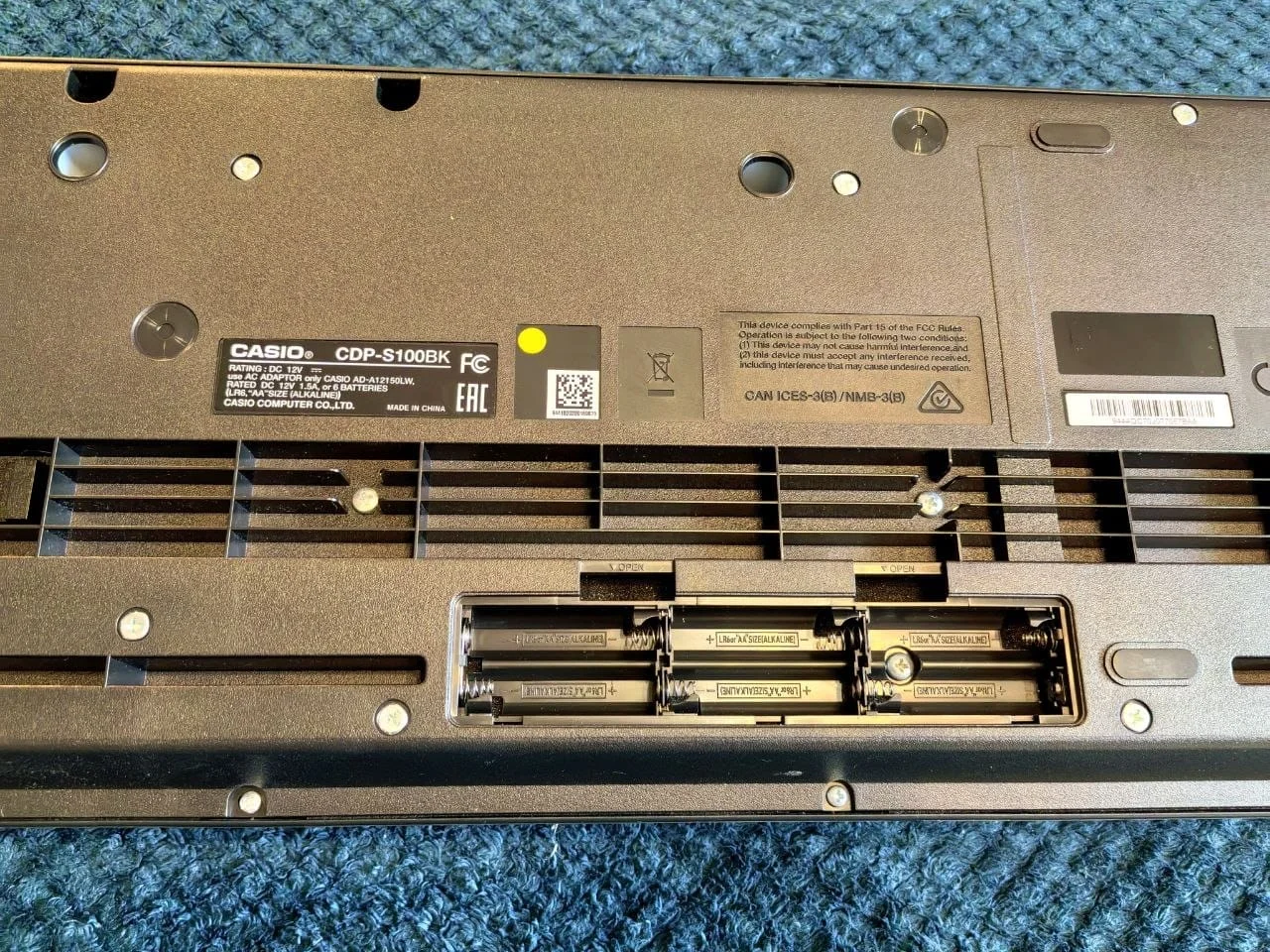 Пианино Casio CDP-S100BK - миниатюра 3