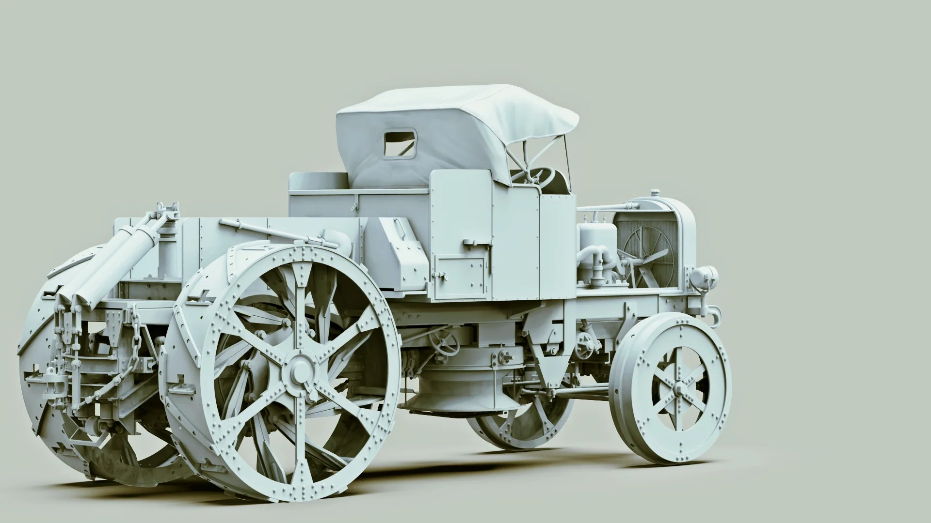 Модель Артиллерийского Тягача Durkopp 1/35 - миниатюра 2