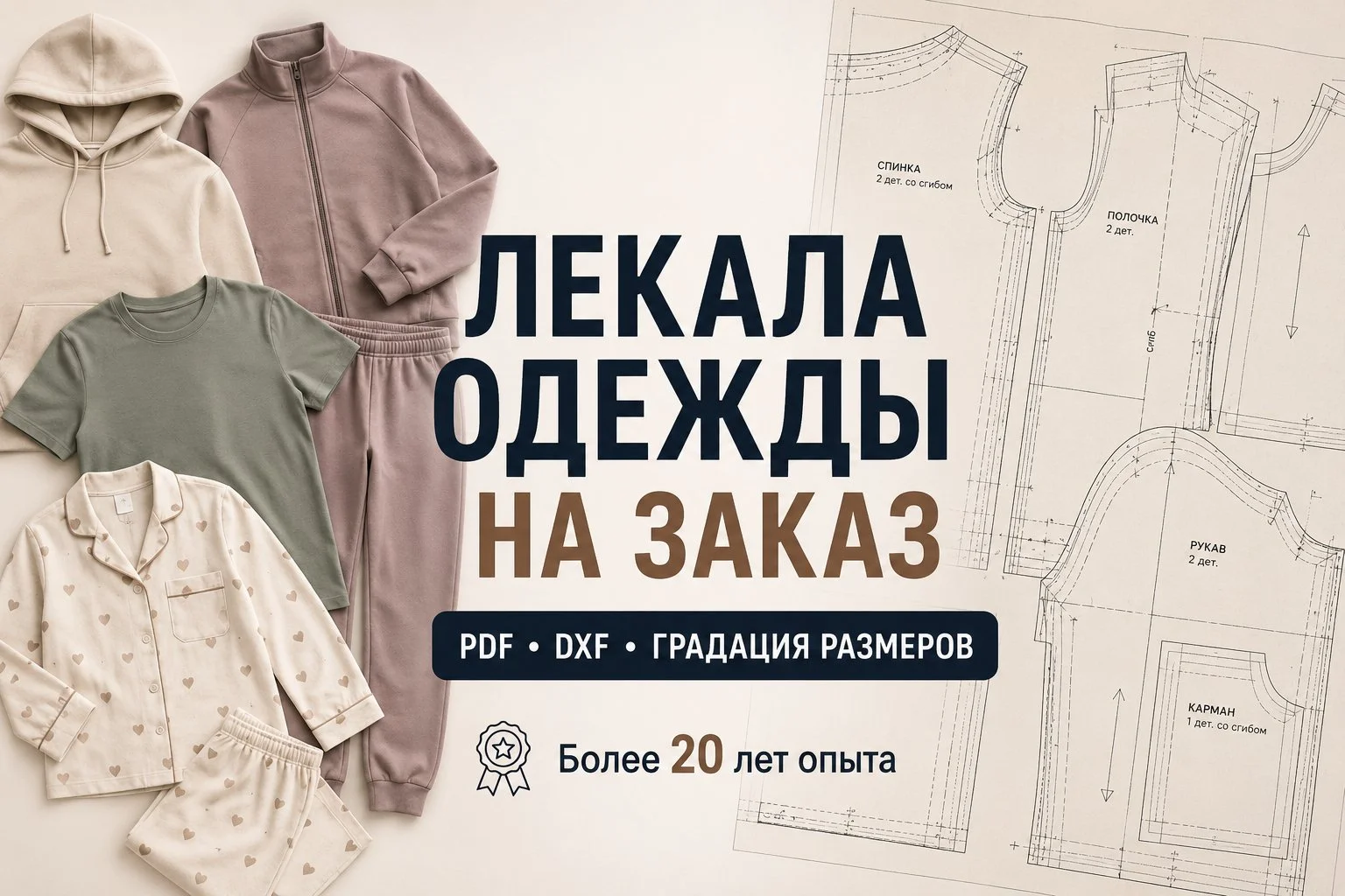 Изготовление лекал одежды - изображение 1