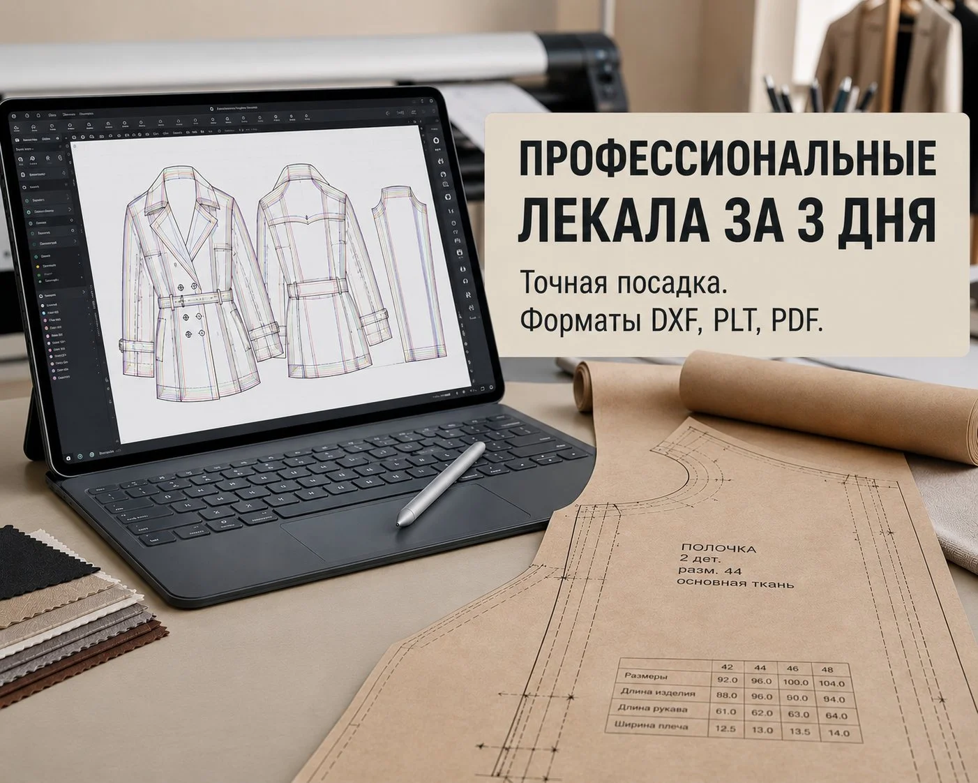 Изготовление лекал одежды - миниатюра 2