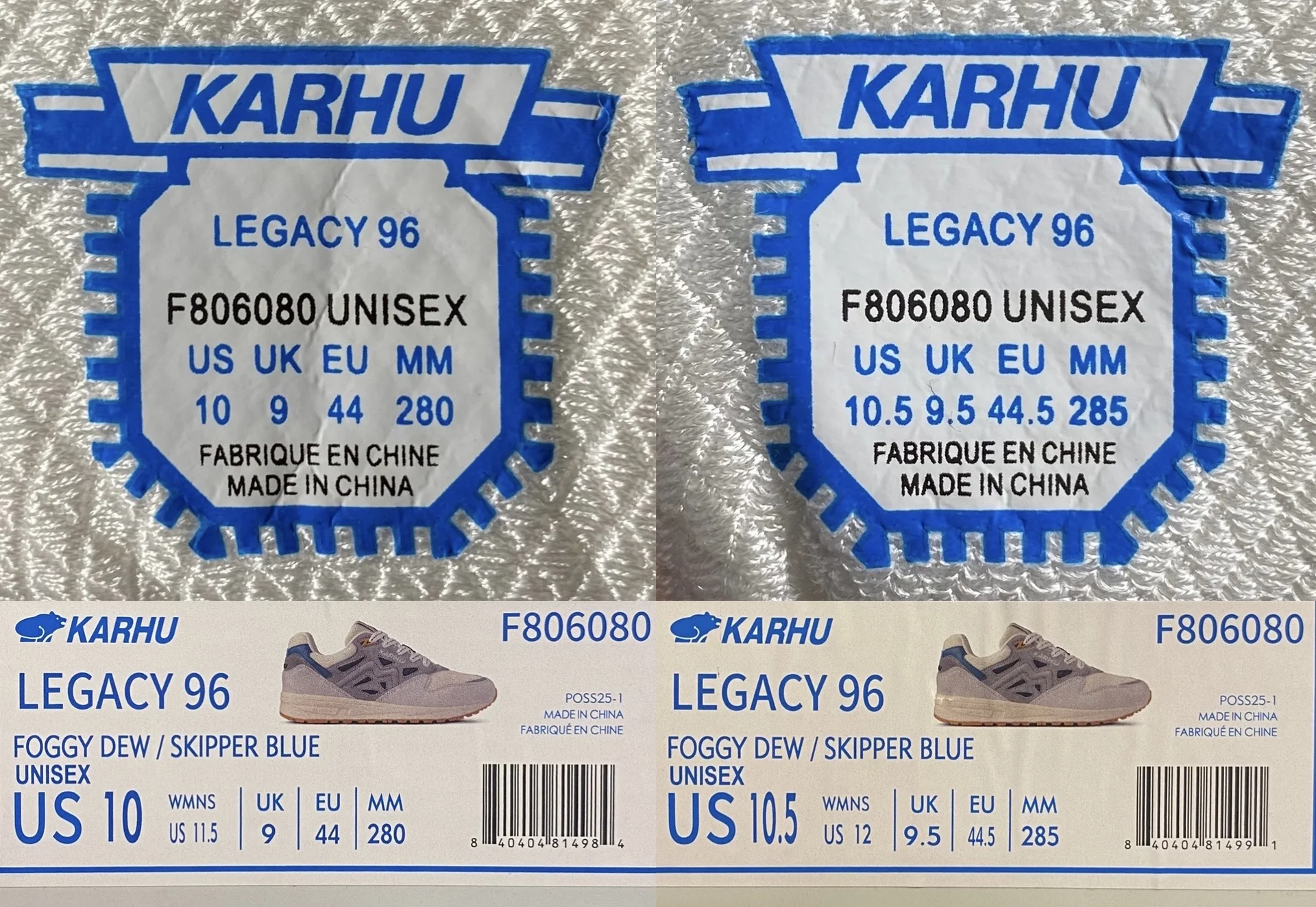 Кроссовки Karhu Lеgaсy 96 44,5eu/10,5us - миниатюра 2
