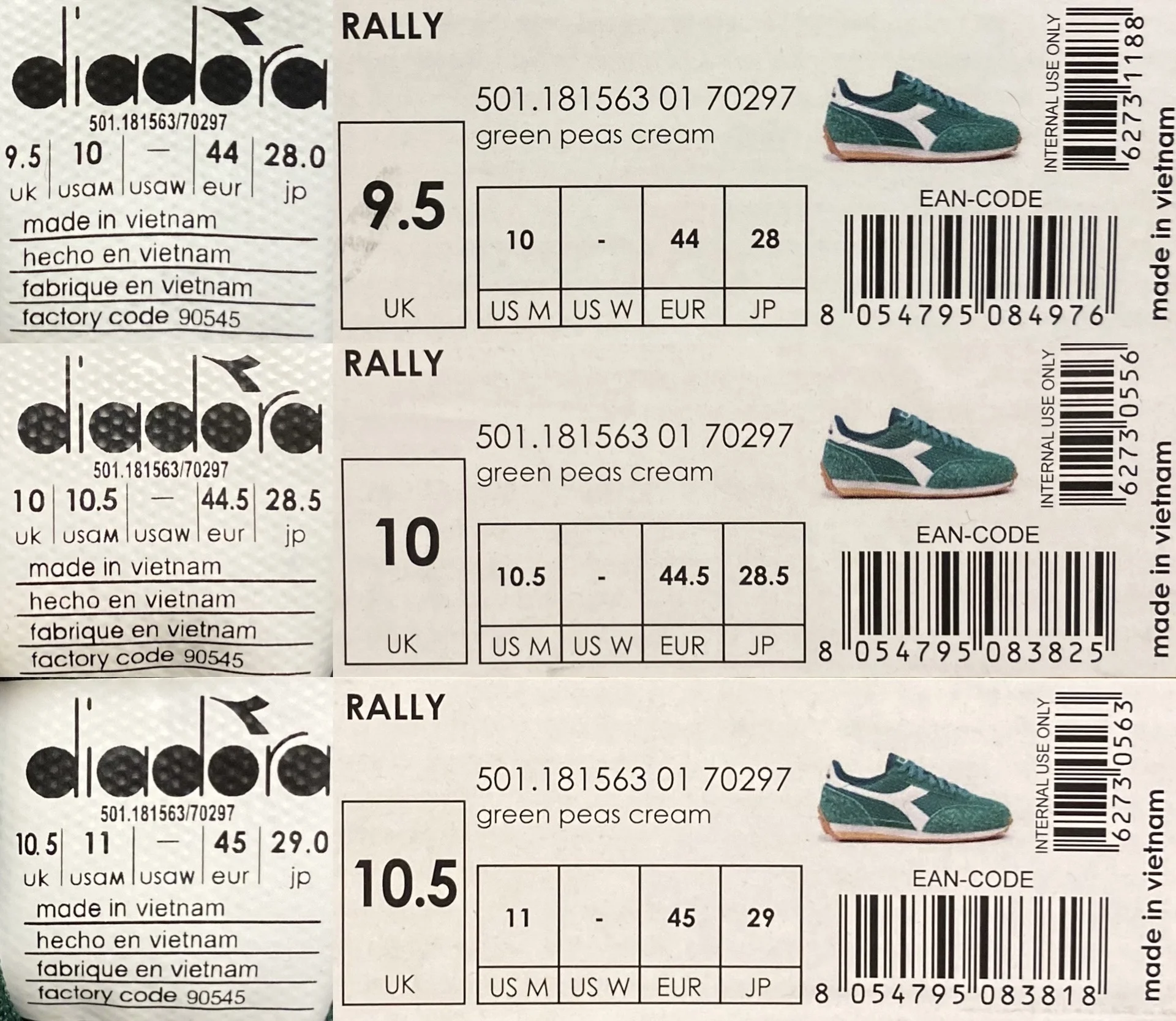 Кроссовки Diadora Rally 44/44,5eu - миниатюра 2
