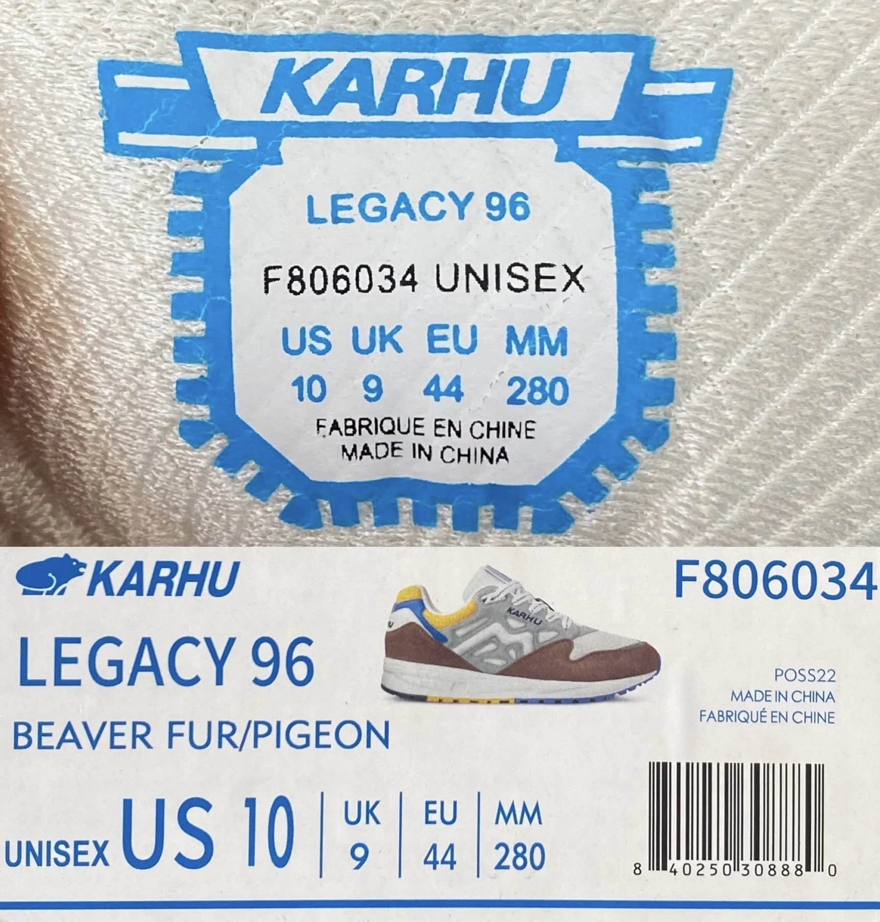 Кроссовки Karhu Legacy 96 44eu/10us - миниатюра 2