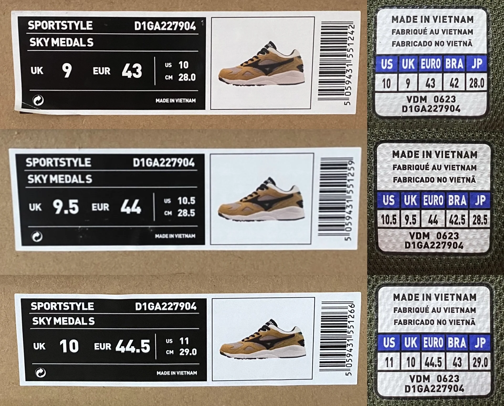 Кроссовки Mizuno Sky Medal S 44eu/10,5us - миниатюра 2