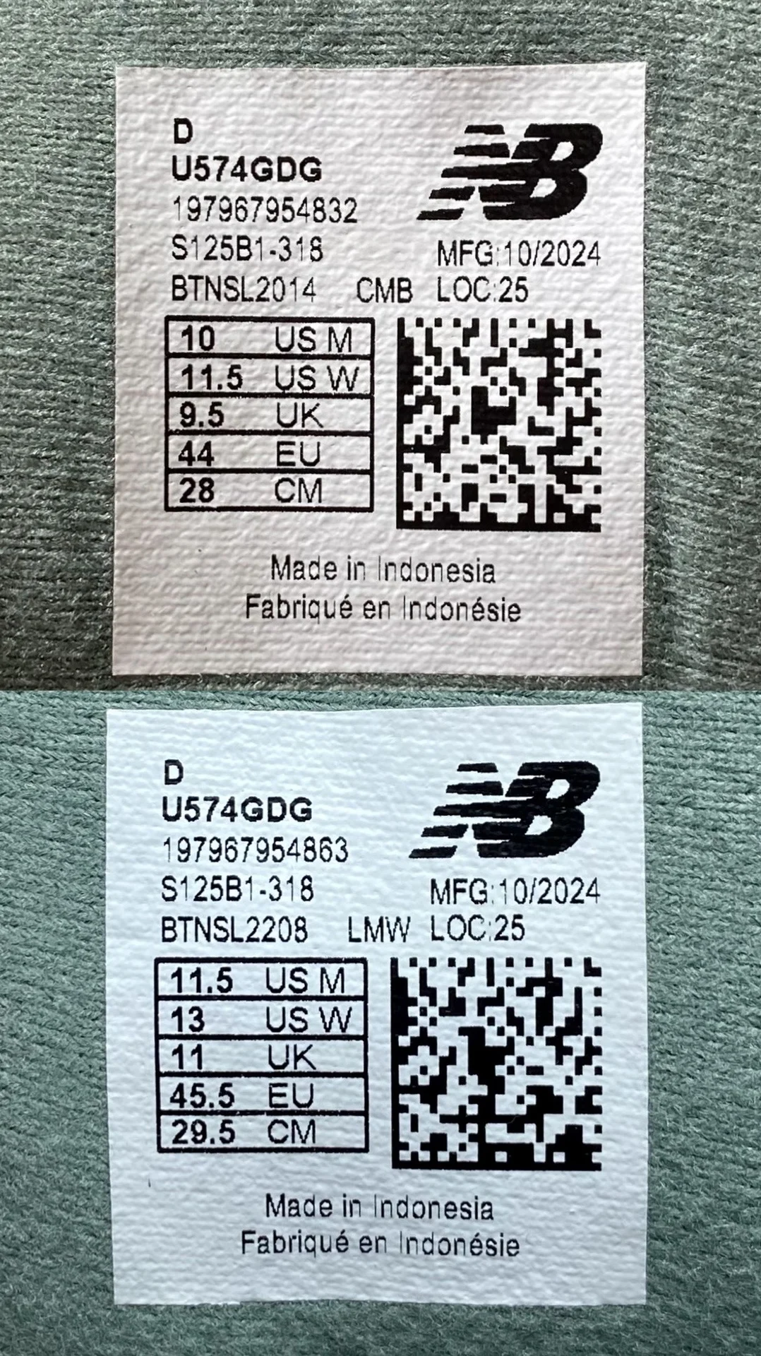 Кроссовки New Balance 574 10/11,5us - миниатюра 2