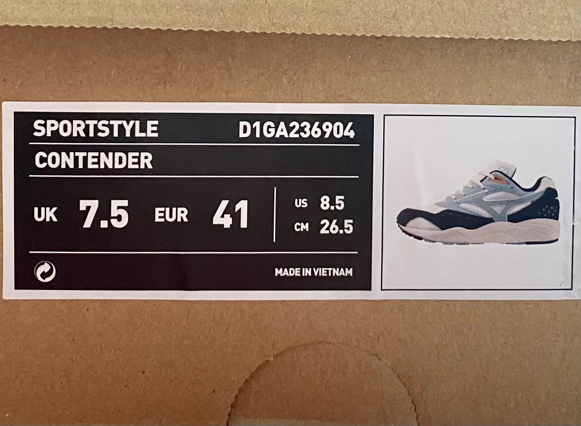 Кроссовки Mizuno Contender 41eu/8,5us - миниатюра 2