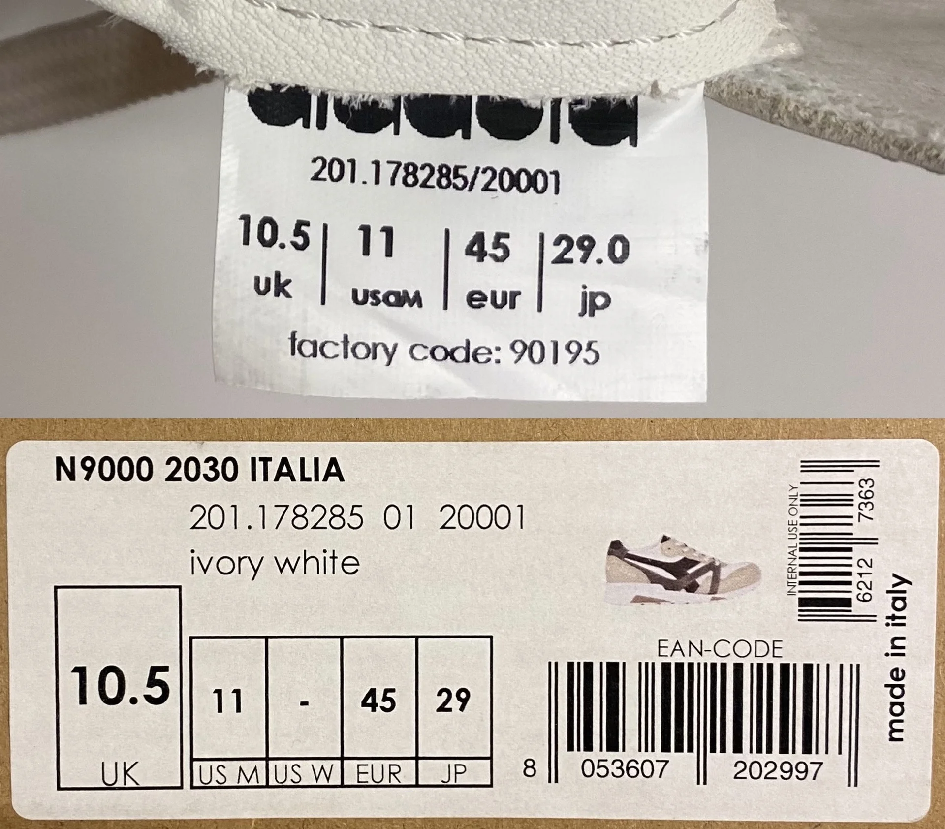 Кроссовки Diadora Heritage N9000 45eu/11us - миниатюра 2