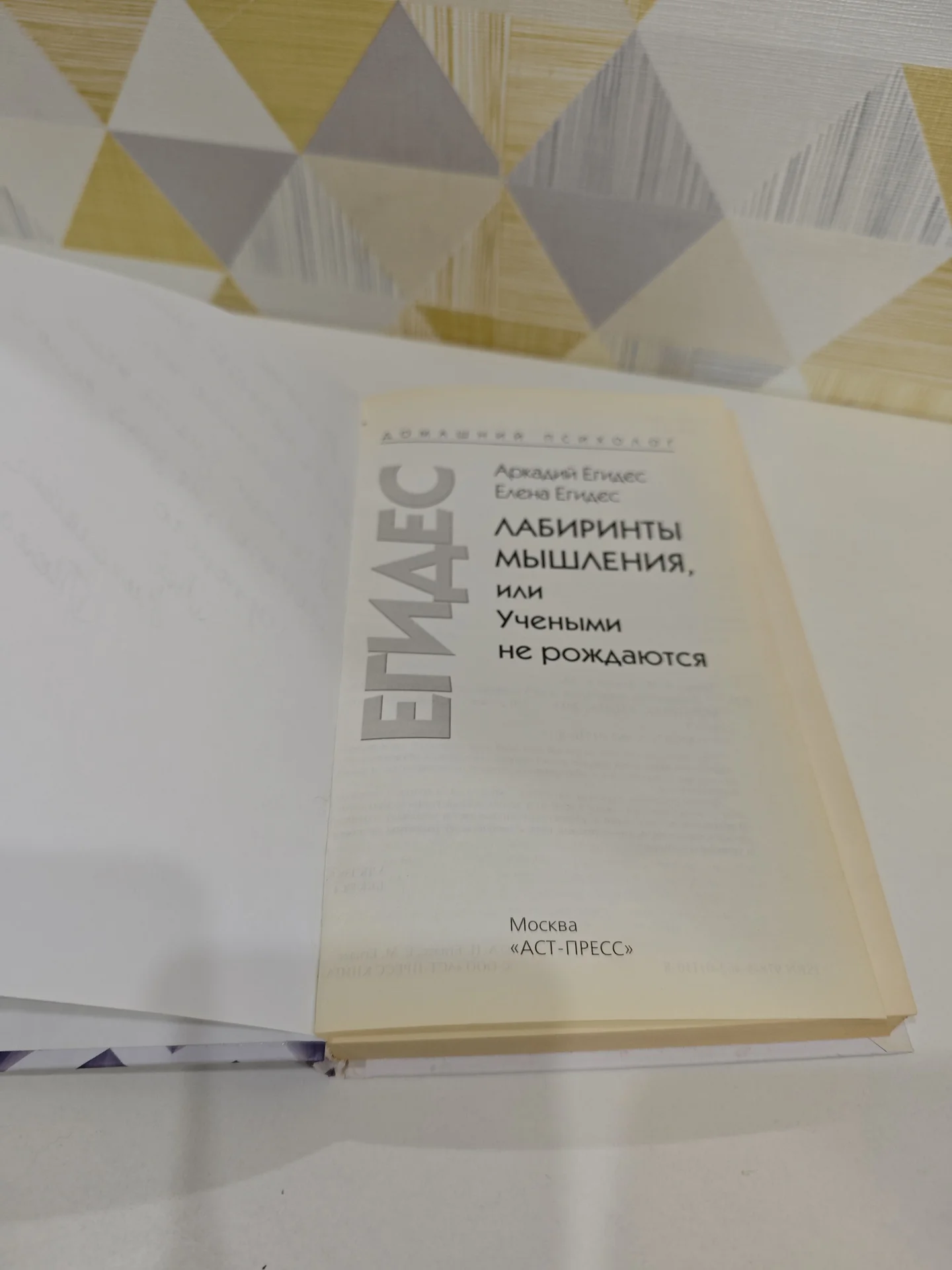 Книга «Лабиринты мышления» — А. Егидес, Е. Егидес - миниатюра 5