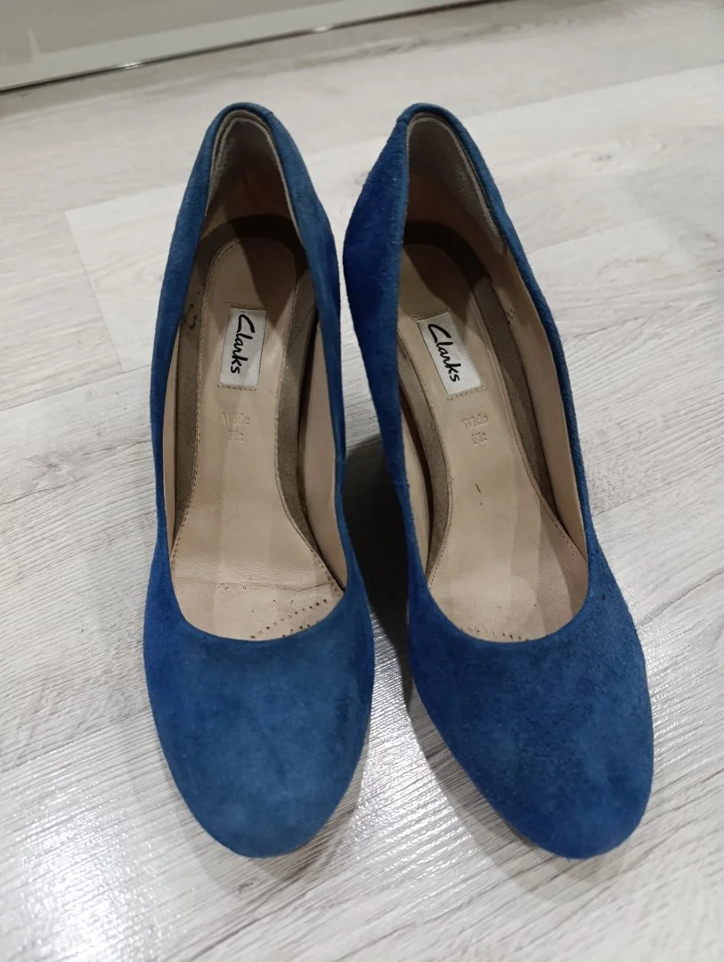 Замшевые туфли Clarks - изображение 1