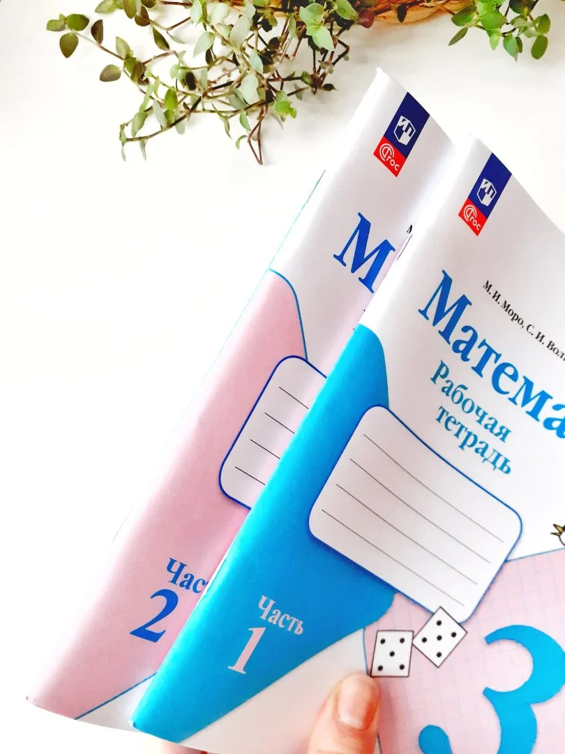 Рабочие тетради по математике, 3 класс (в 2 частях) — М. И. Моро, С. Волкова - миниатюра 2
