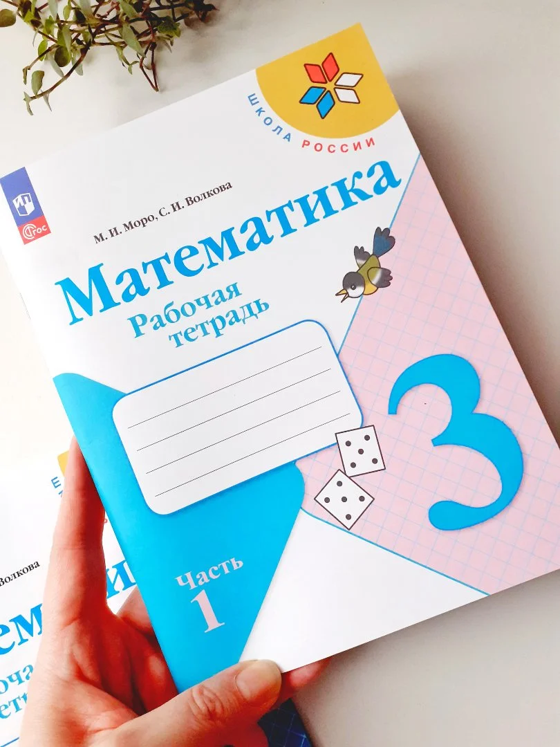 Рабочие тетради по математике, 3 класс (в 2 частях) — М. И. Моро, С. Волкова - миниатюра 3