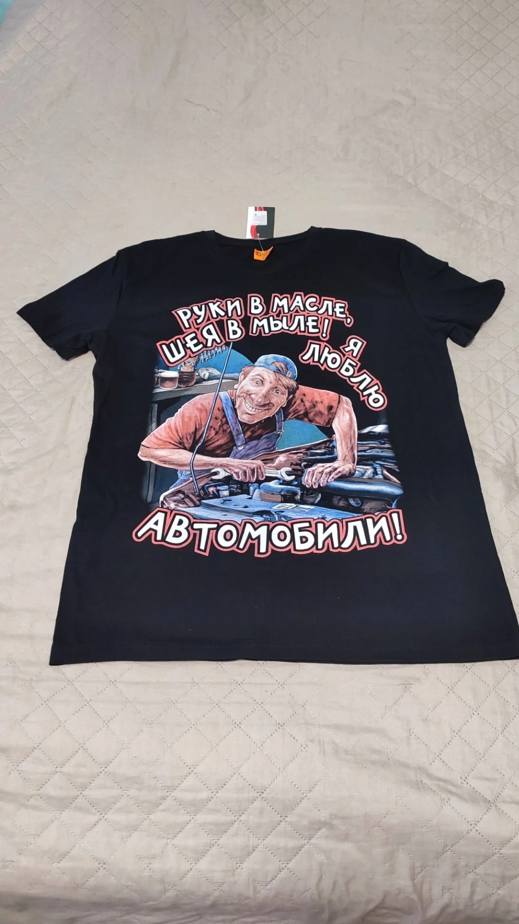 Футболка мужская черная новая - миниатюра 4