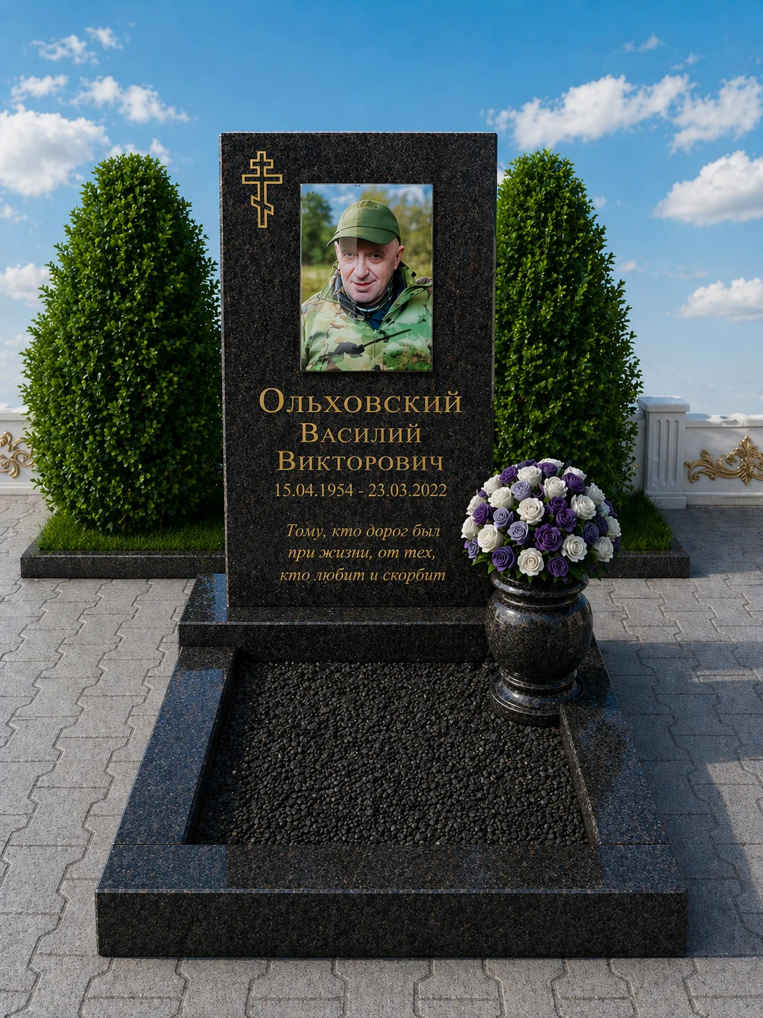 Памятник из стекла и гранита - миниатюра 9