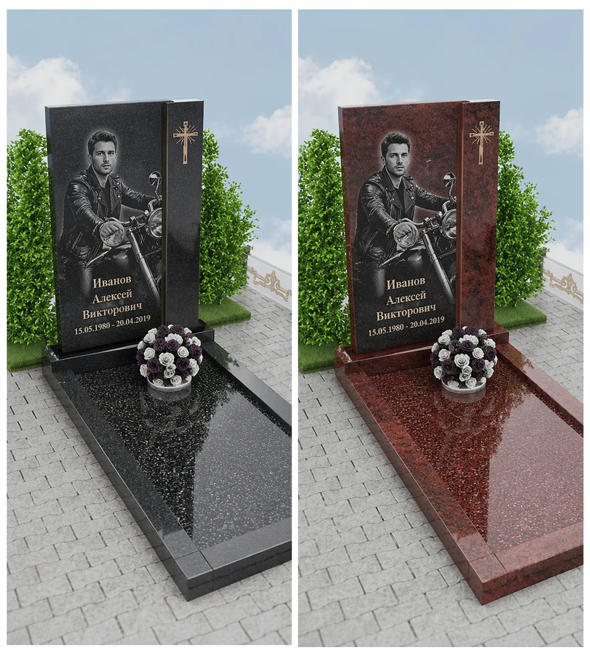 Памятник из стекла и гранита - миниатюра 19
