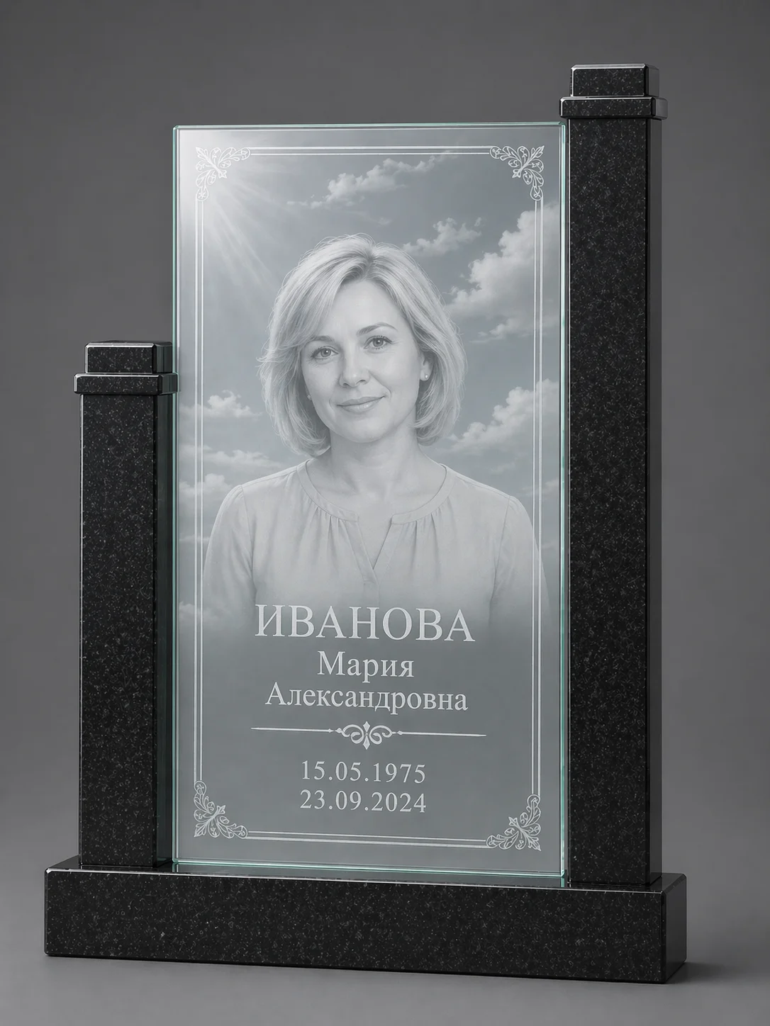Памятник из стекла и гранита - миниатюра 28
