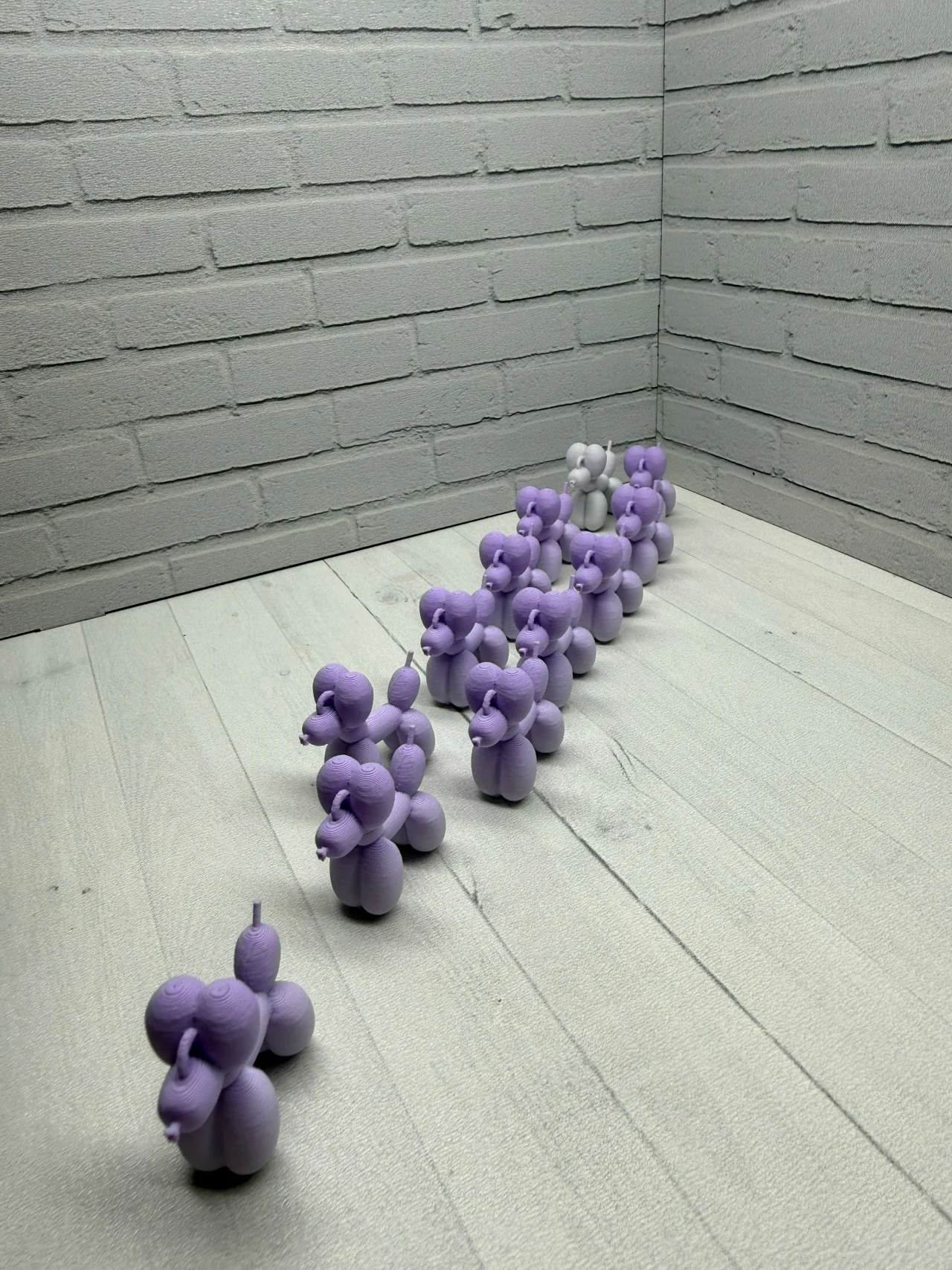Брелок-пудель | 3D печать by LAFO - миниатюра 2