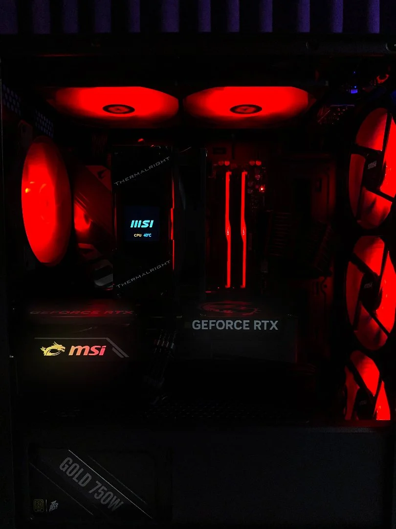 Новый игровой ПК / 7500f / DDR5 32GB / NVMe 2Tb / Msi PC
