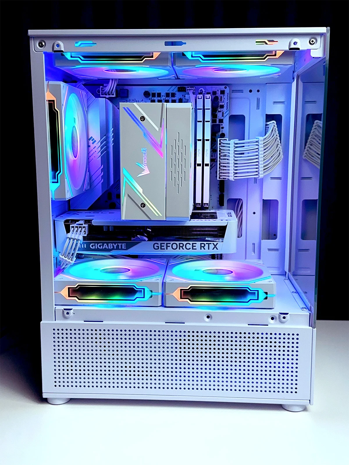Игровой ПК Белый / rtx 5060 / Ryzen 5600 / НОВЫЙ - изображение 1