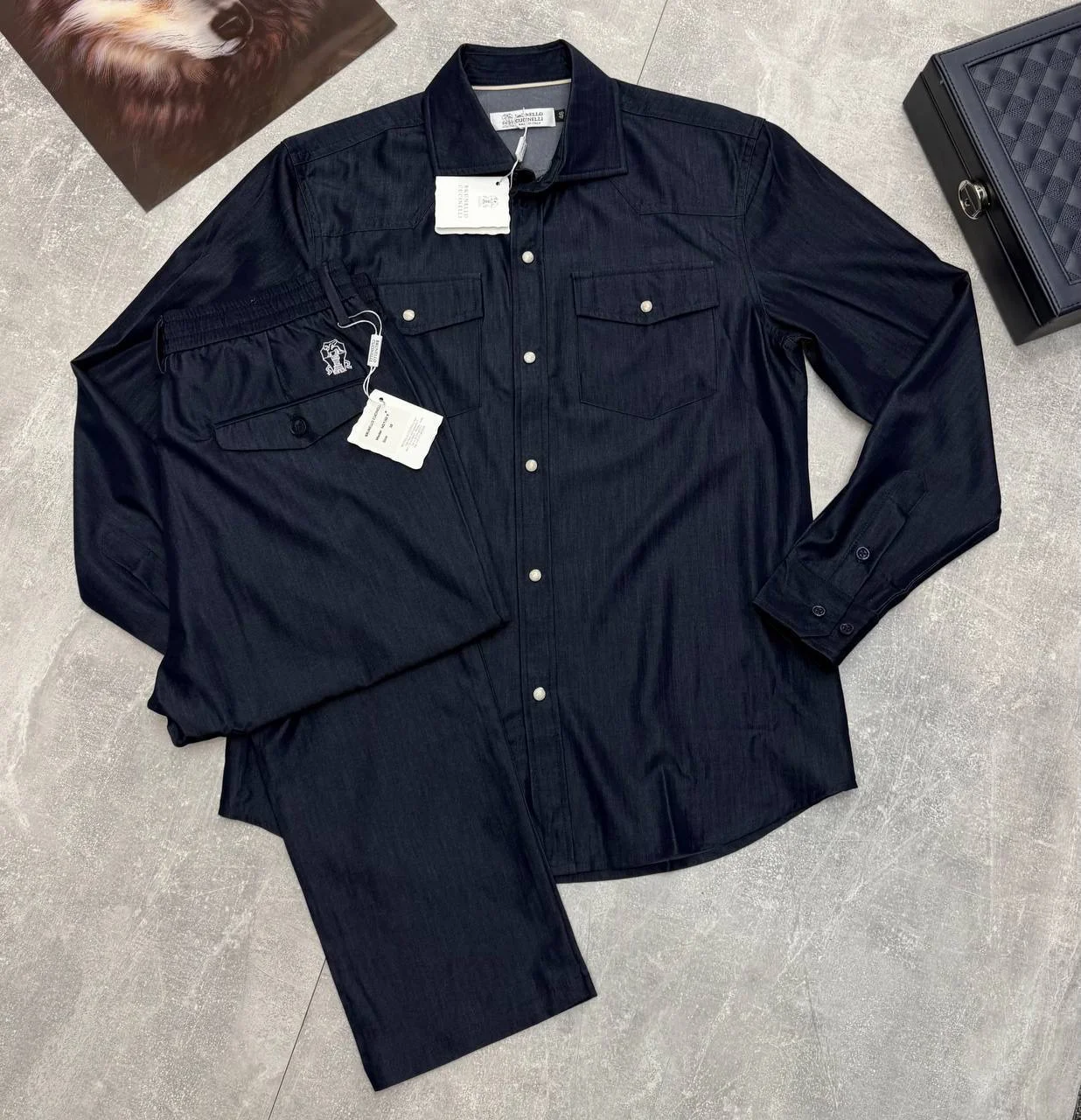 Костюм мужской Brunello Cucinelli - миниатюра 3