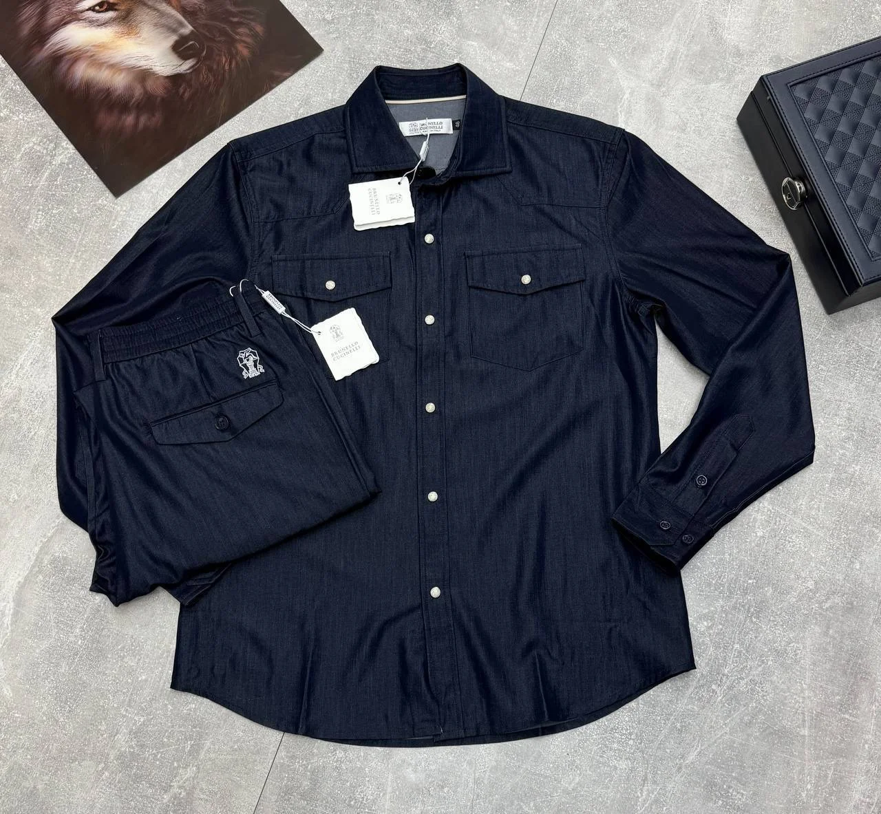 Костюм мужской Brunello Cucinelli - миниатюра 4