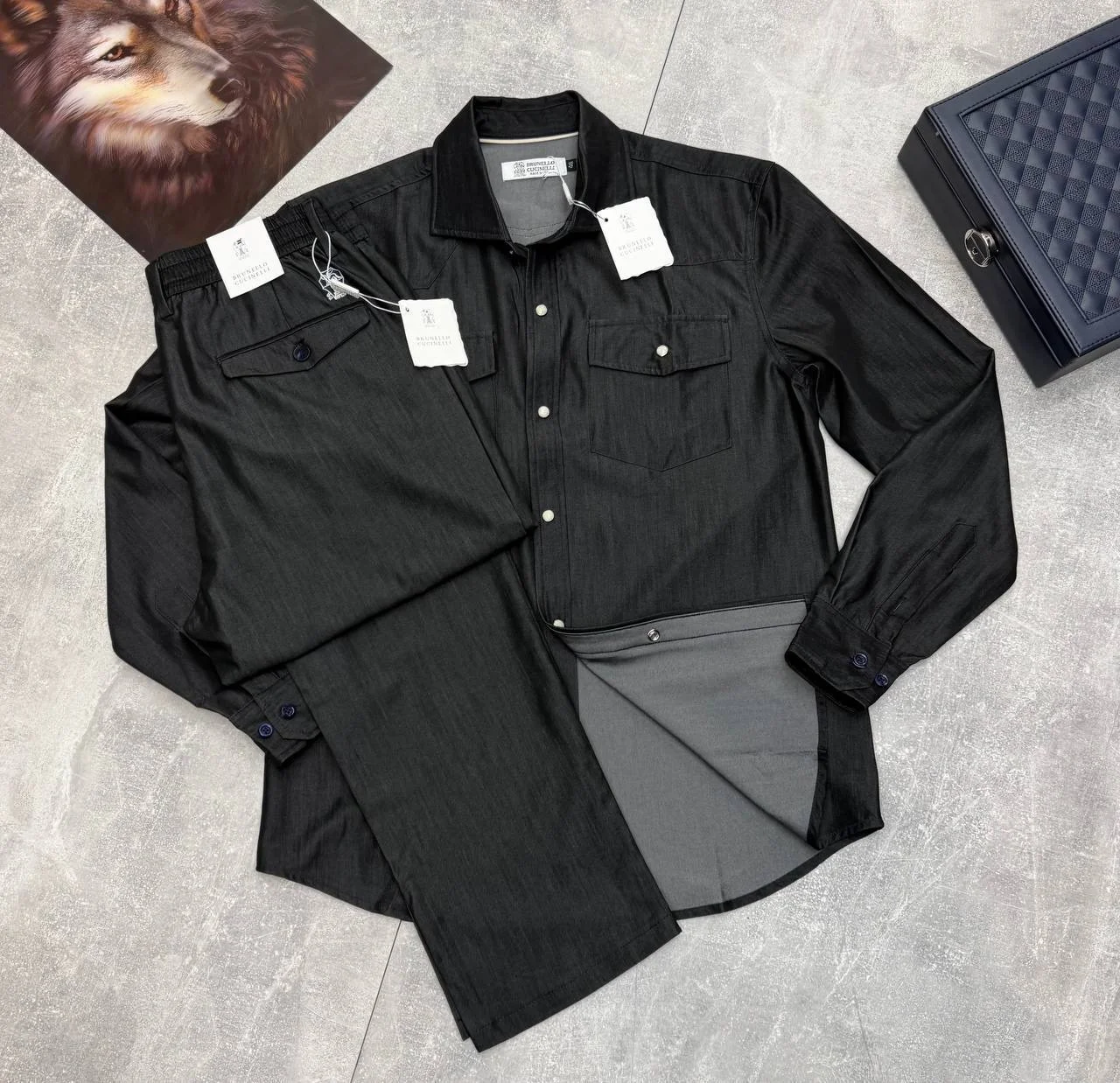 Костюм мужской Brunello Cucinelli - миниатюра 2