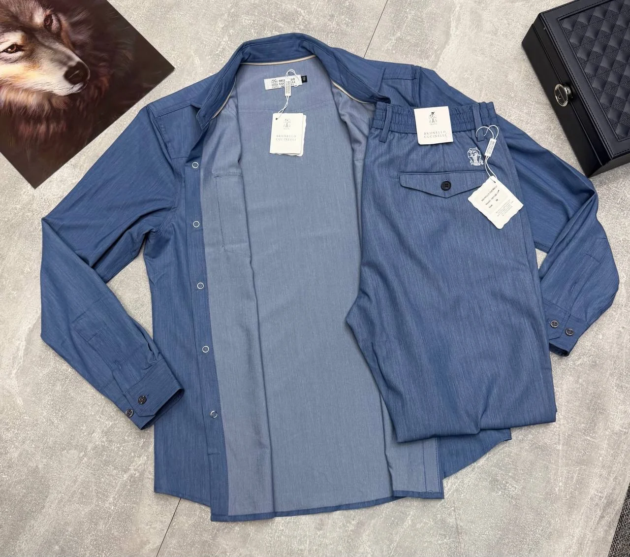 Костюм мужской Brunello Cucinelli - миниатюра 3