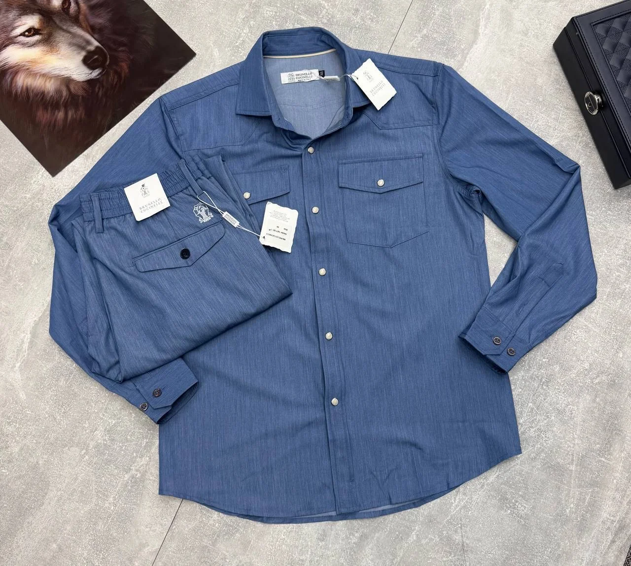 Костюм мужской Brunello Cucinelli - миниатюра 4