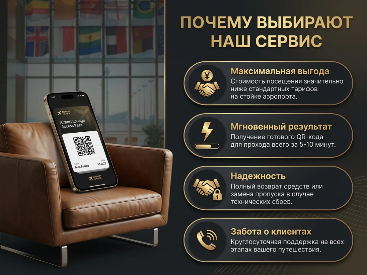Проход в бизнес зал аэропортов (весь мир) - миниатюра 2