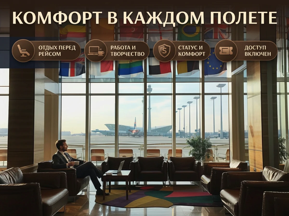 Проход в бизнес зал аэропортов (весь мир) - миниатюра 4