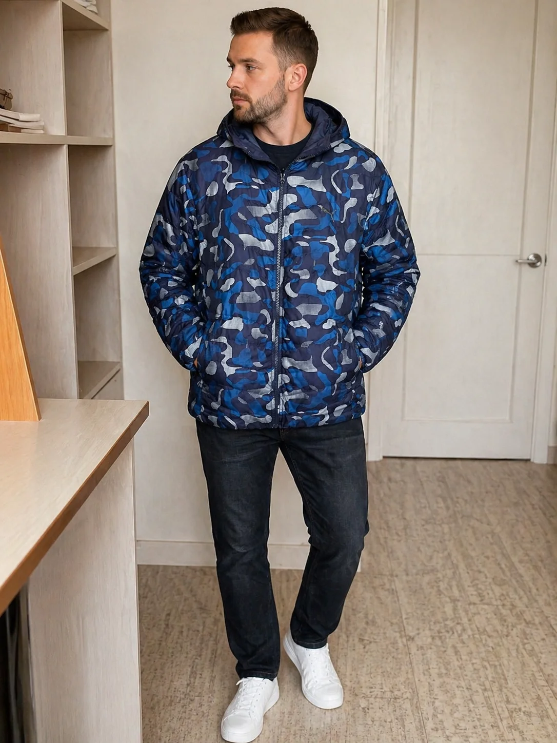 Куртка Puma демисезонная 48 50 камуфляж - изображение 1