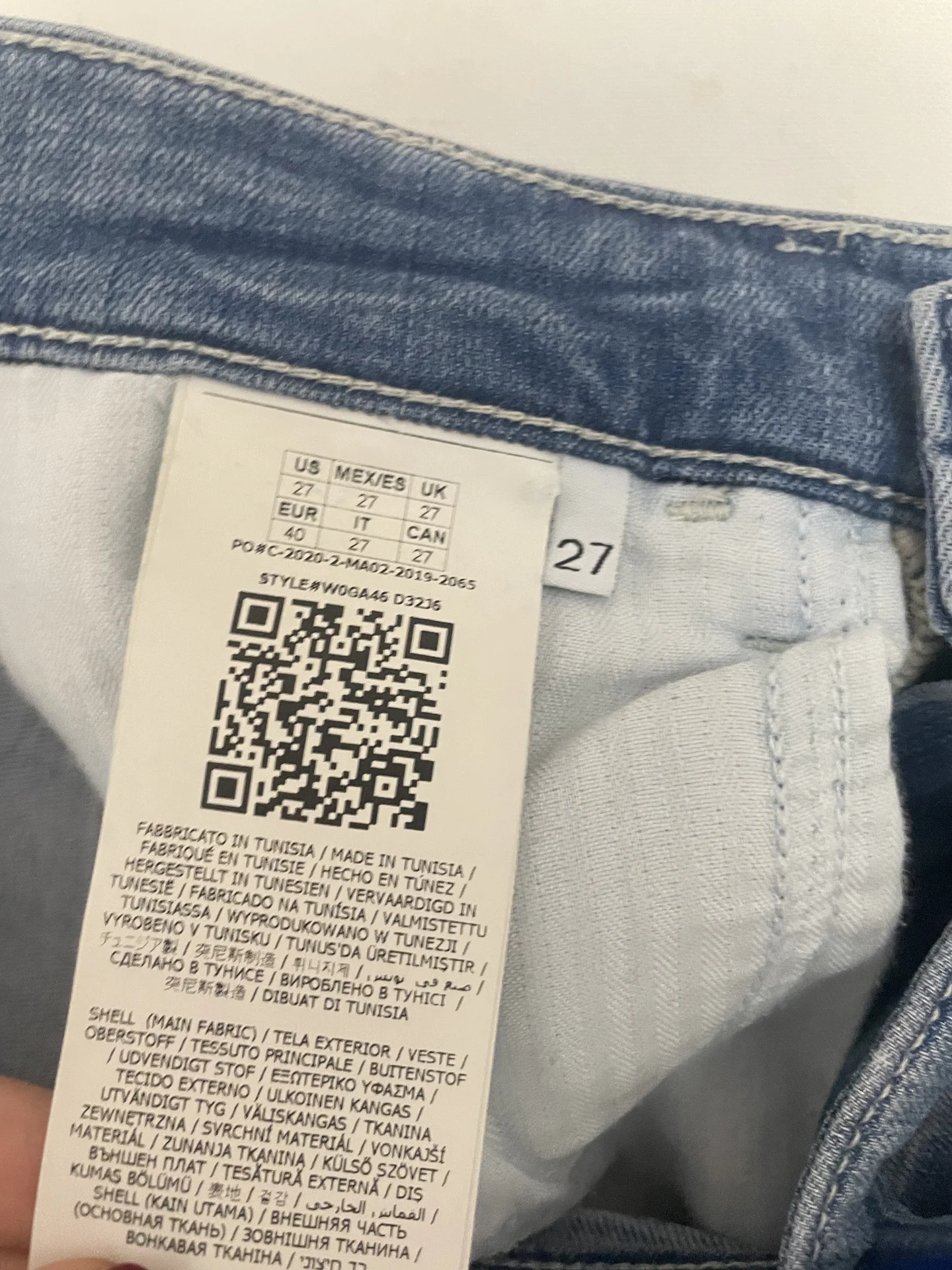 Джинсы скинни 42 44 guess - миниатюра 6