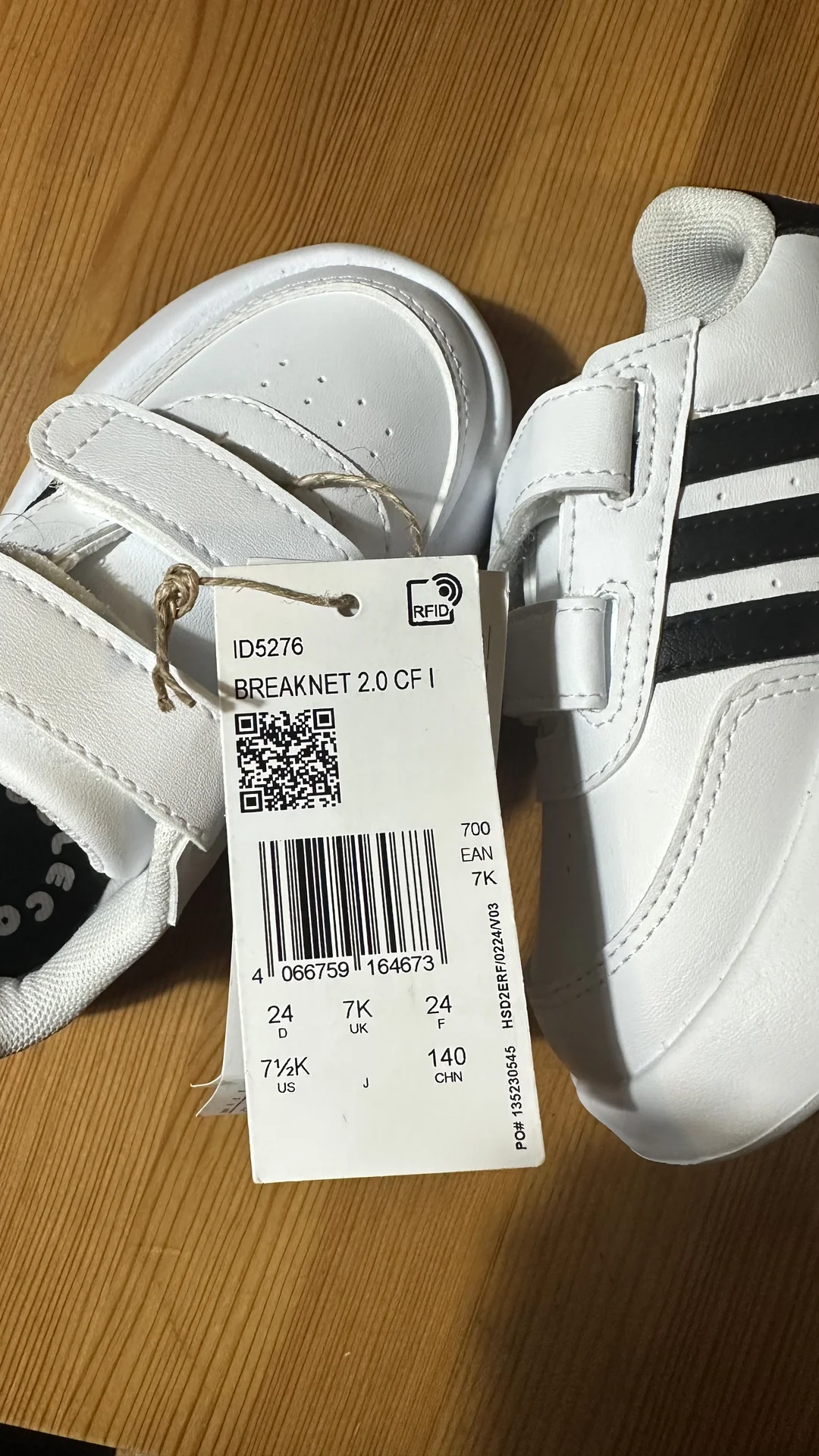 Детские кроссовки Adidas Originals новые 24 размер - миниатюра 6