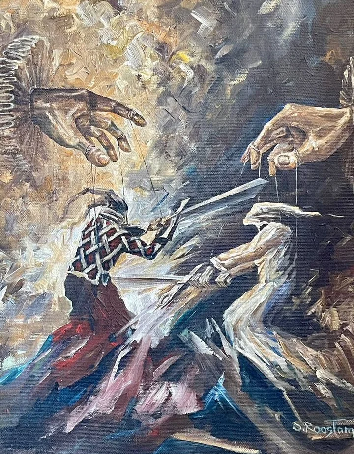 Картина чеченского художника Рустама Сардалова - миниатюра 2