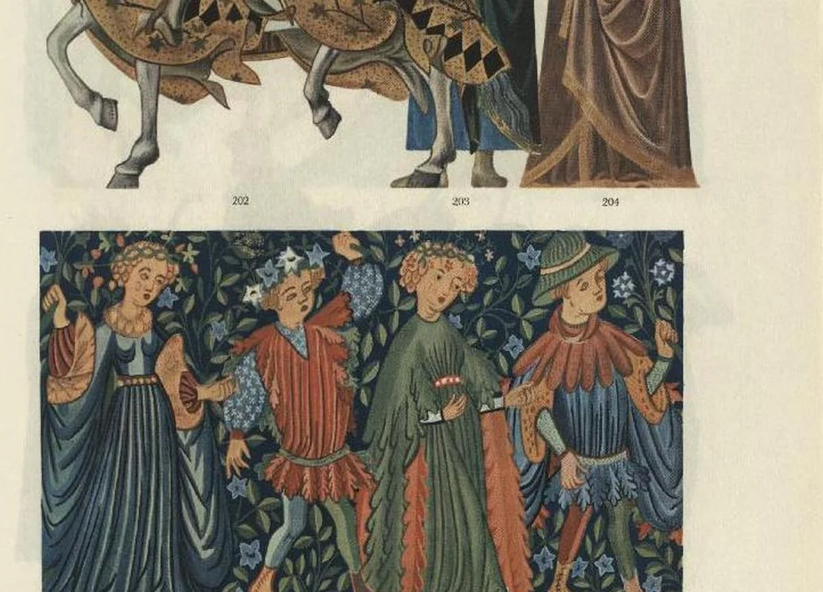 Антикварная одежда Costumes and Styles, H.Hansen - миниатюра 10