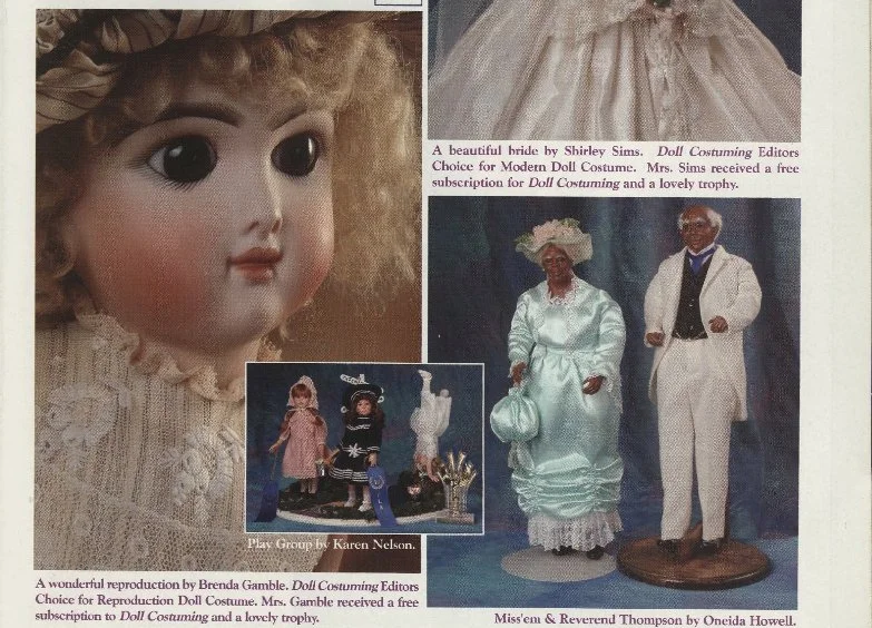 Выкройки одежды (куклы) Doll Costuming 2003 v.11 - миниатюра 3