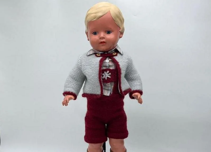 Винтажная немецкая кукла Schildkröt Christel 39-45 - миниатюра 8