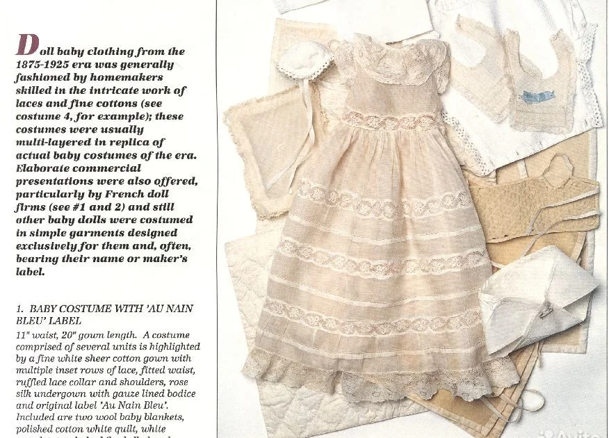 Одежда для антикварных кукол The Way They Wore - миниатюра 4