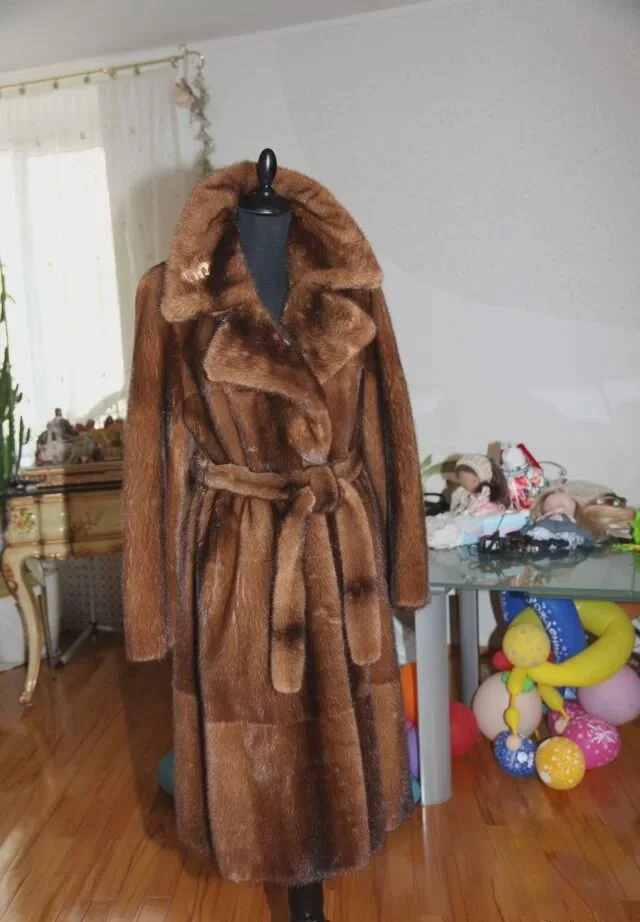 Итальянская норковая шуба Naomi оригинал премиум - миниатюра 10