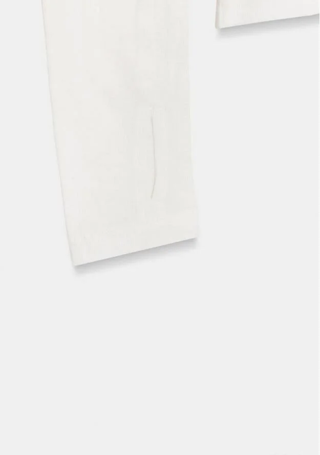 Новый лонгслив Zara 100% хлопок, белый - миниатюра 7