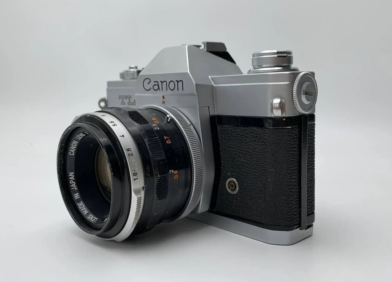 Фотоаппарат Canon TL QL плёночный 1968 - миниатюра 2
